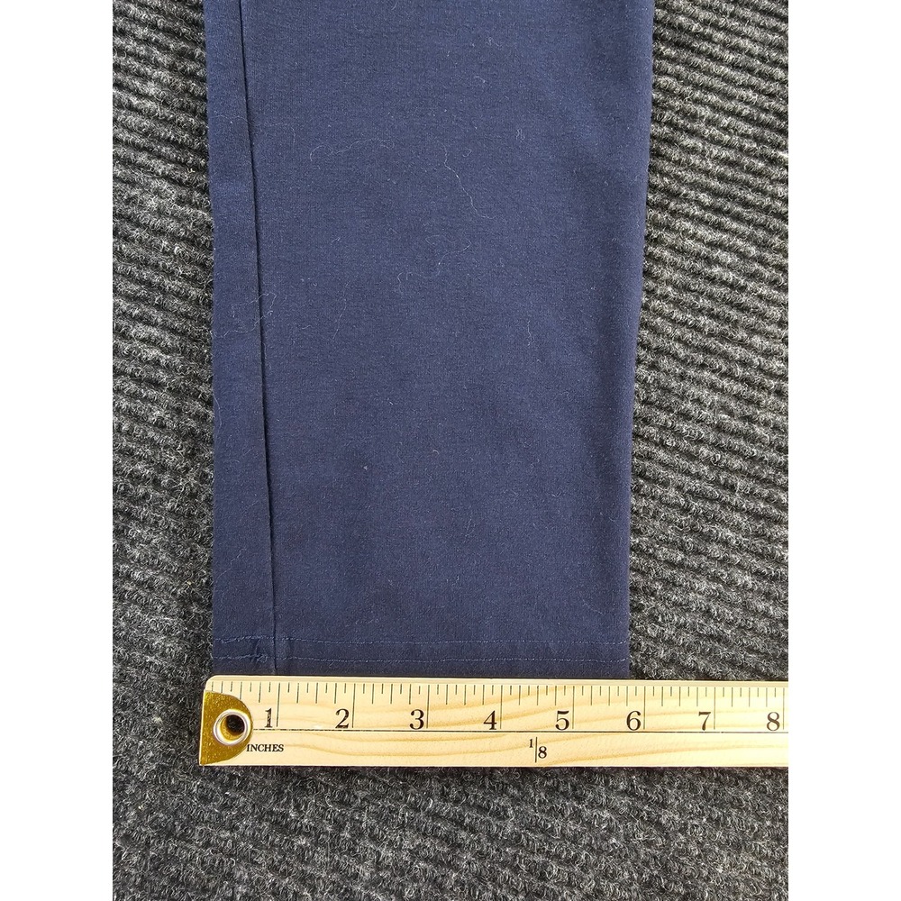 Women with Control by Renée Greenstein Cropped Pants Womens Large Blue Pull On - Picture 14 of 15